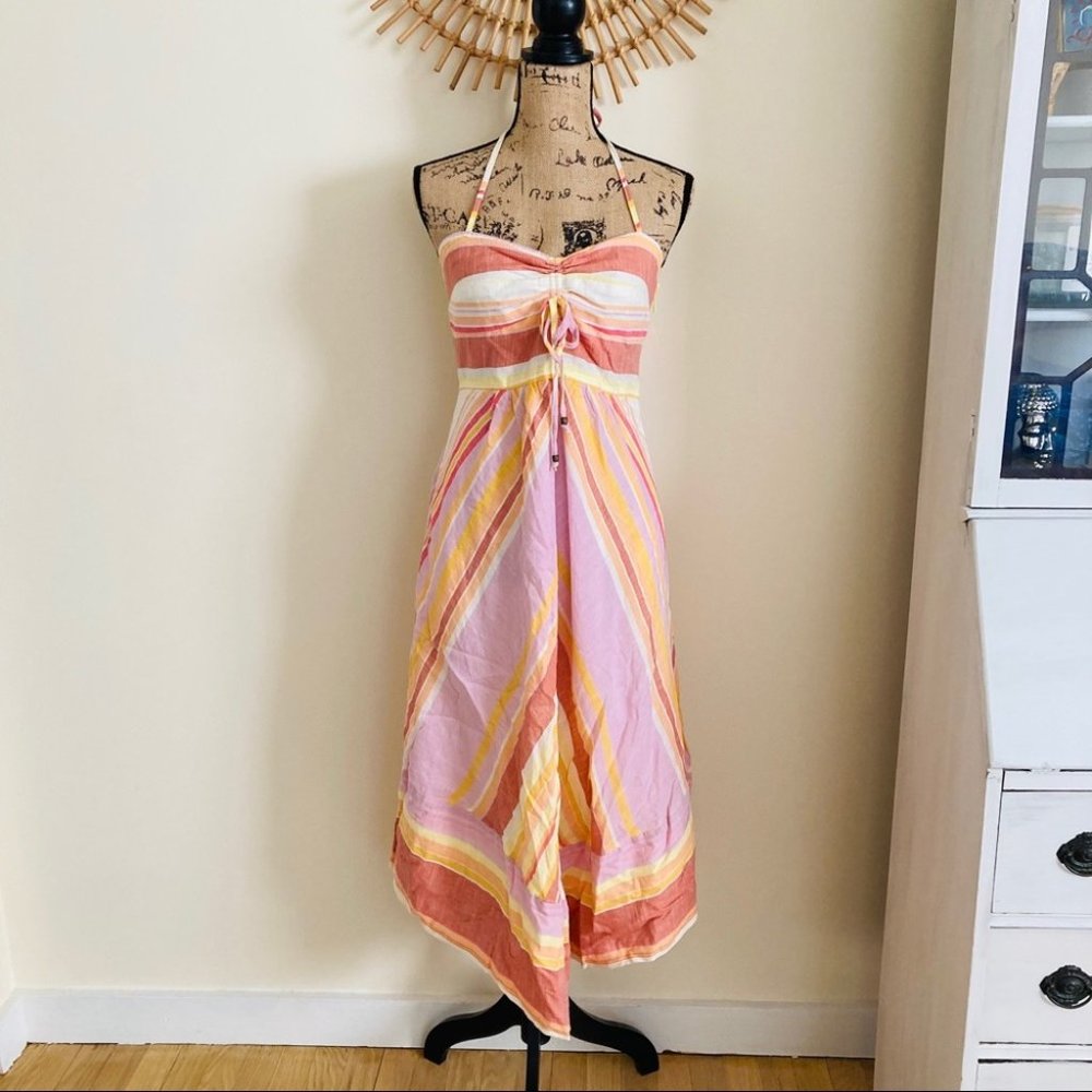 Anthropologie Multicolor Halter Dress - Picture 3 of 13